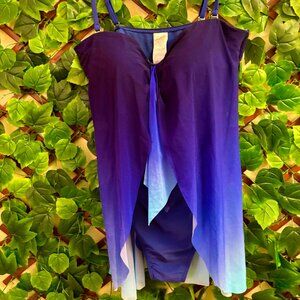 (142) XL Women's Tie Front Swim Dress